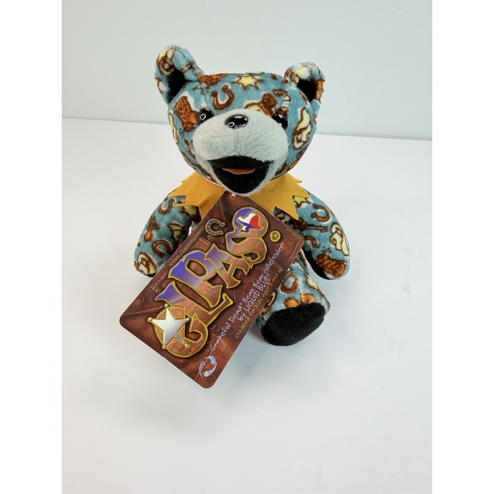 El Paso 7" Grateful Dead Bean Bear With Tag Series 8 Liquid Blue